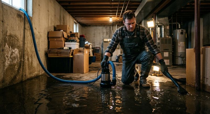 Basement Water Cleanup in Napa, CA