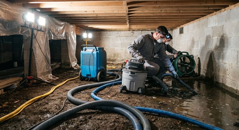 Basement Water Removal in Santa Rosa, CA