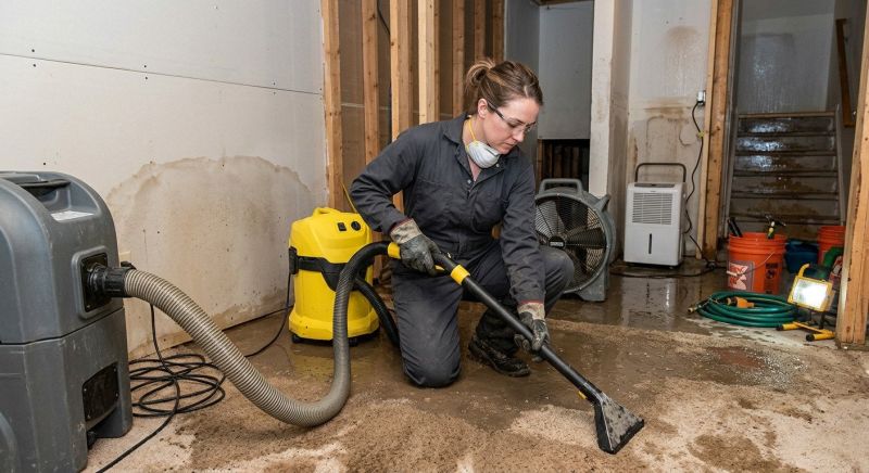 Crawlspace Water Cleanup in Wilmington, NC