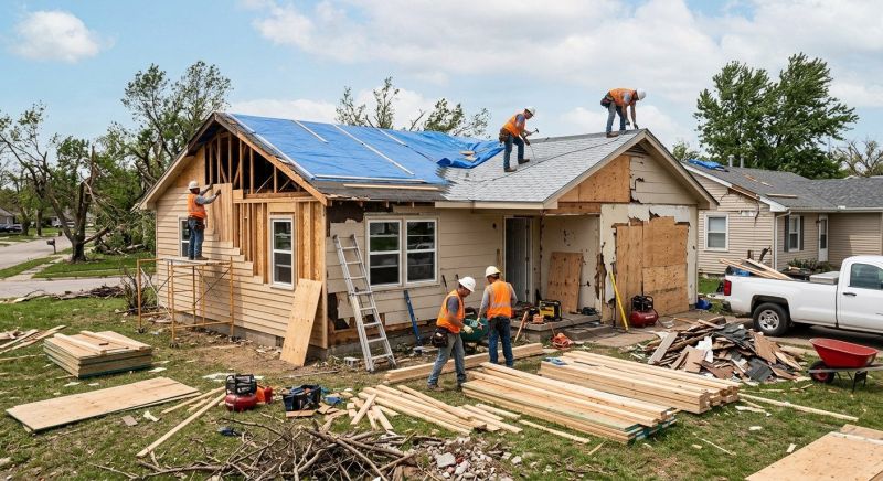 Tornado Restoration in Olathe, KS